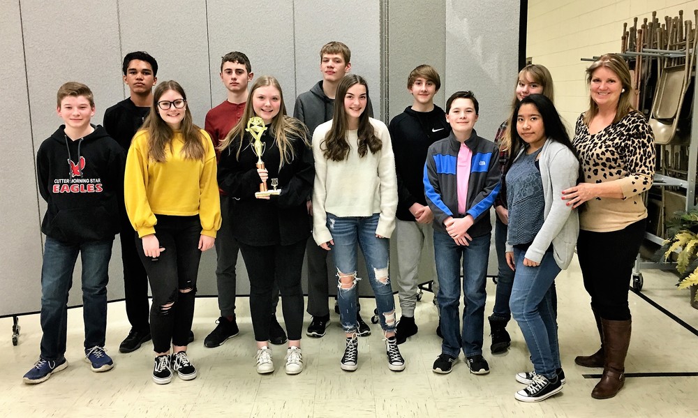 Congratulations to the CMS Jr. High Quiz Bowl Team