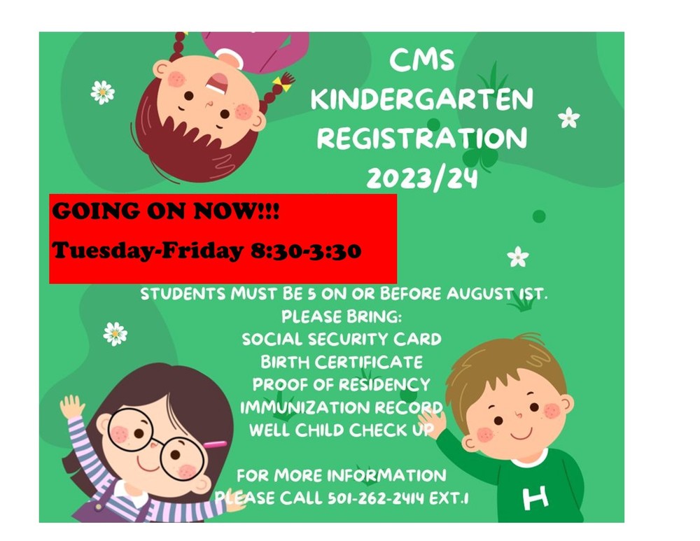 Kindergarten Registration Going on Now!!!