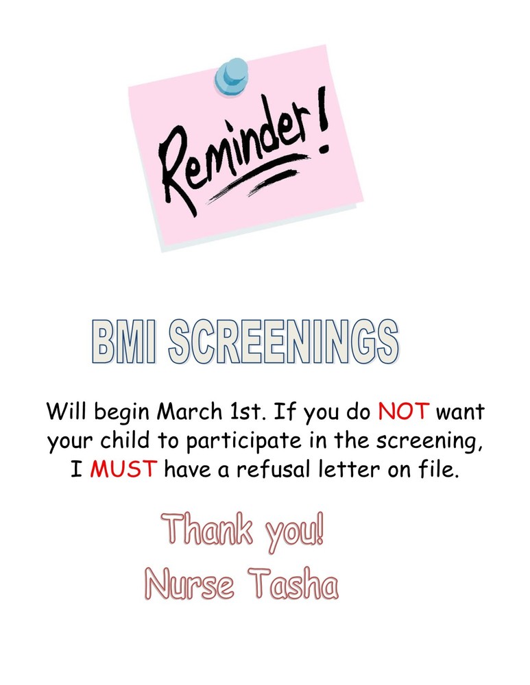 BMI SCREENINGS