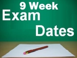 Third Nine Weeks Testing Schedule