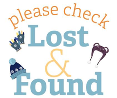 The Elementary Lost and Found is overflowing! Please check to see if your child is missing anything.